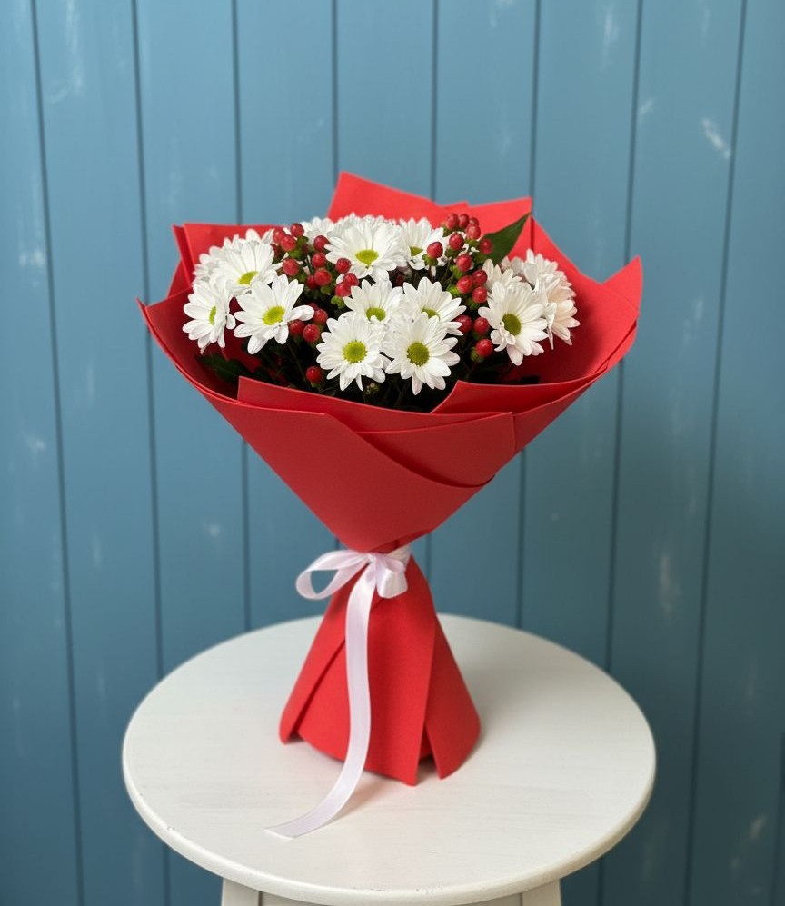 Букет цветов из: Хризантемы в Красногорский Республики Марий Эл