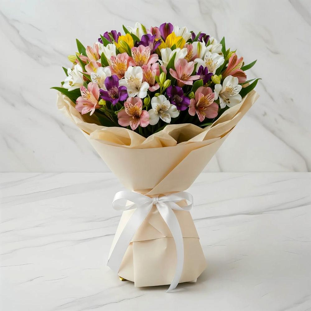 Букет цветов из: Альстромерии в Красногорский Республики Марий Эл