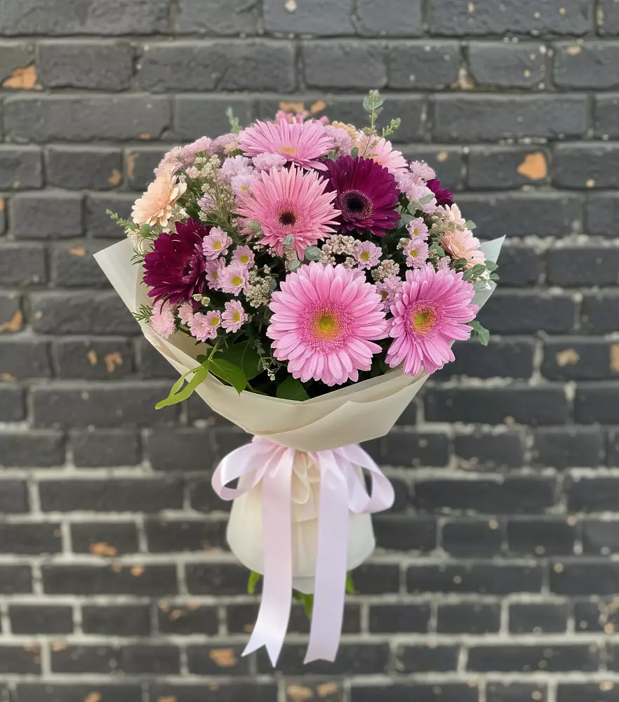 Букет цветов из: Герберы и Хризантемы в Красногорский Республики Марий Эл