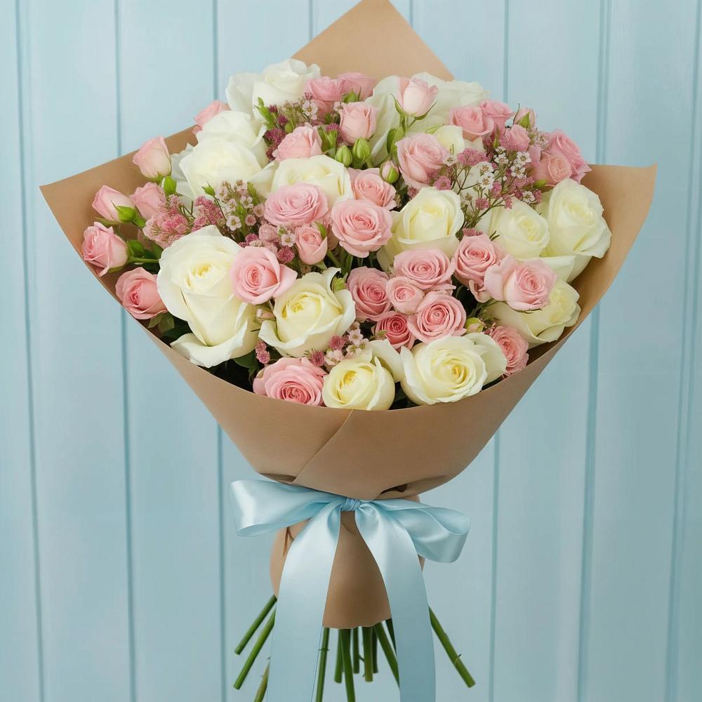 Букет цветов из: Розы в Красногорский Республики Марий Эл