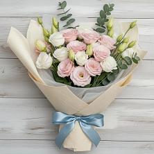 Букет цветов из:  Лизиантусы в Красногорский Республики Марий Эл