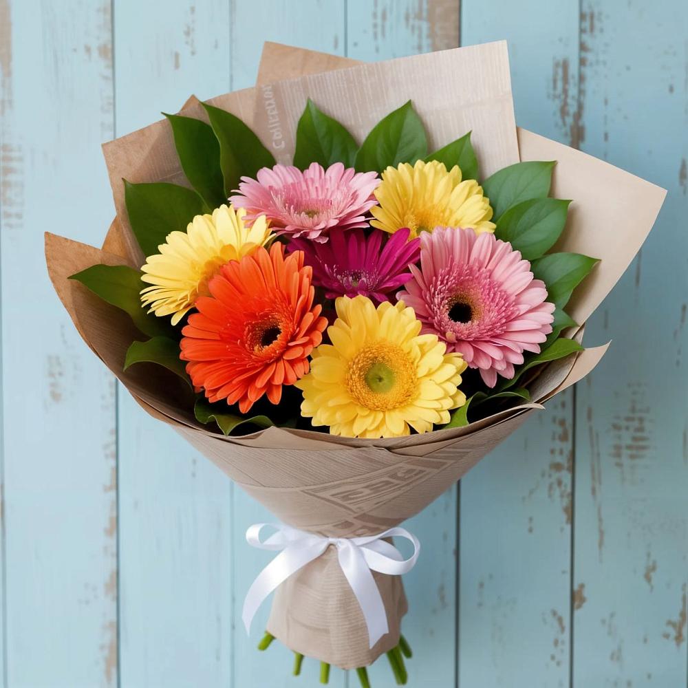 Букет цветов из: Герберы в Красногорский Республики Марий Эл