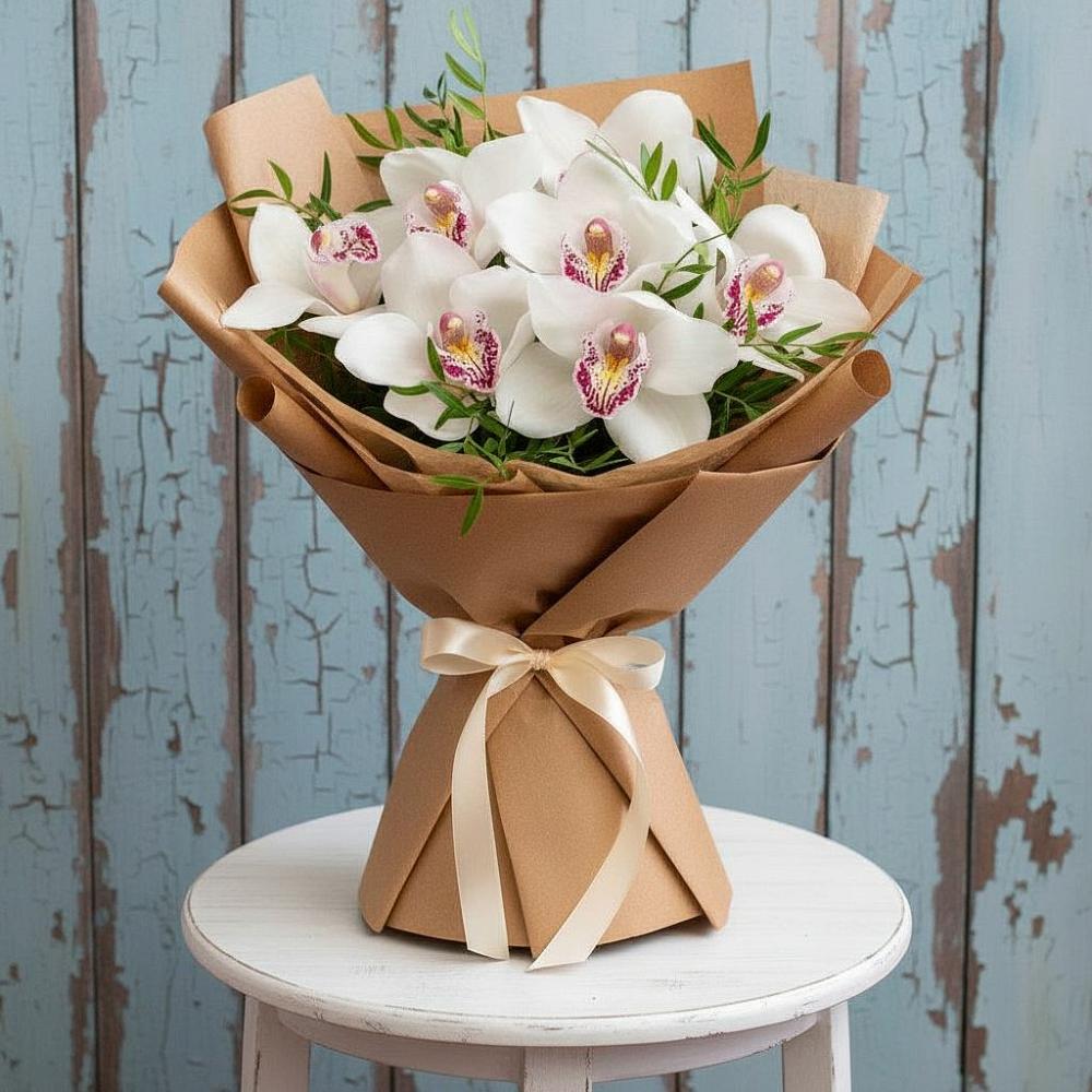 Букет цветов из: Орхидеи и Розы в Красногорский Республики Марий Эл