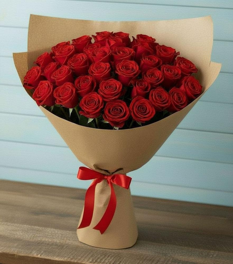 Букет Красные розы Милано в Красногорский Республики Марий Эл