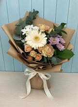 Букет цветов из:  Герберы и Хризантемы в Красногорский Республики Марий Эл