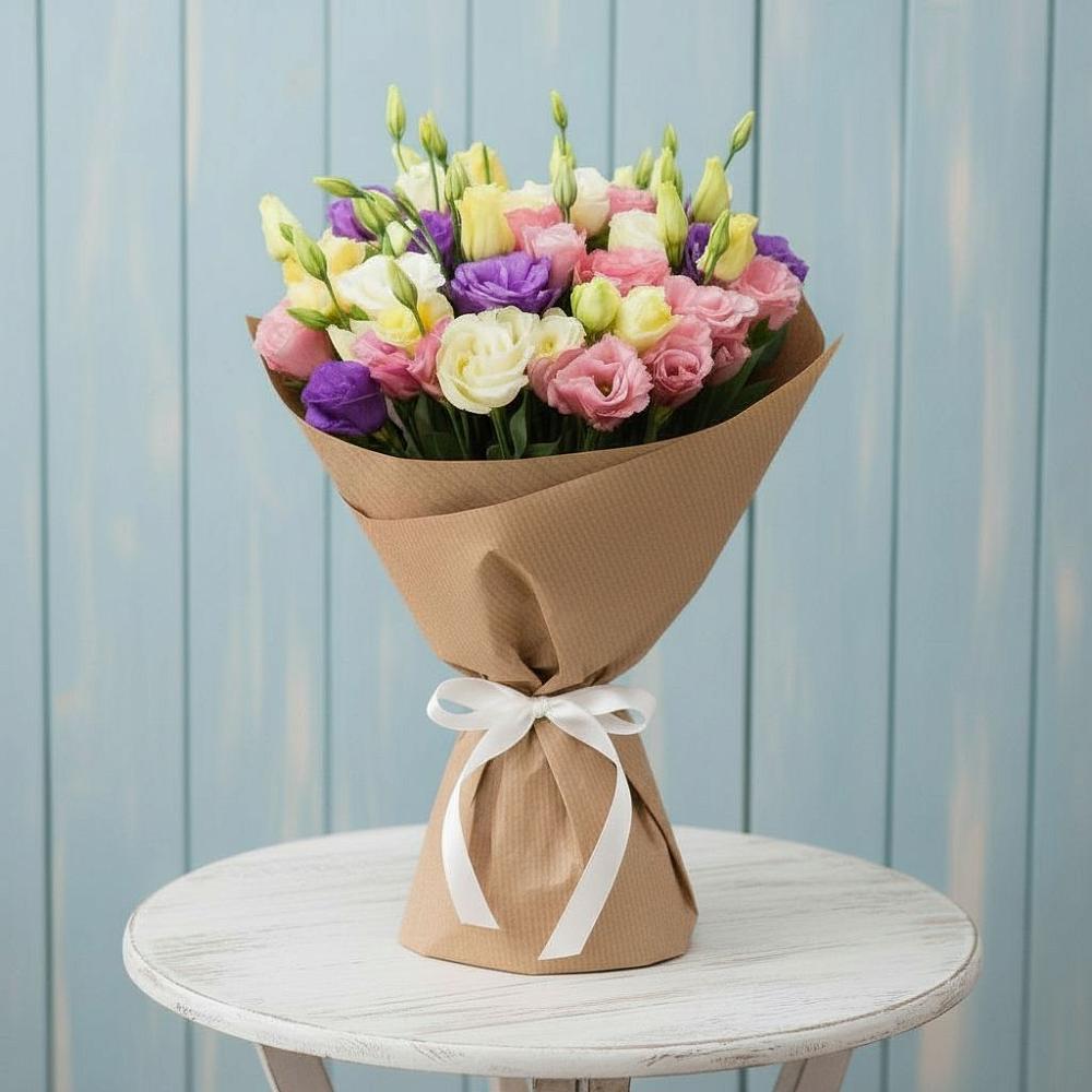 Букет цветов из: Лизиантусы в Красногорский Республики Марий Эл