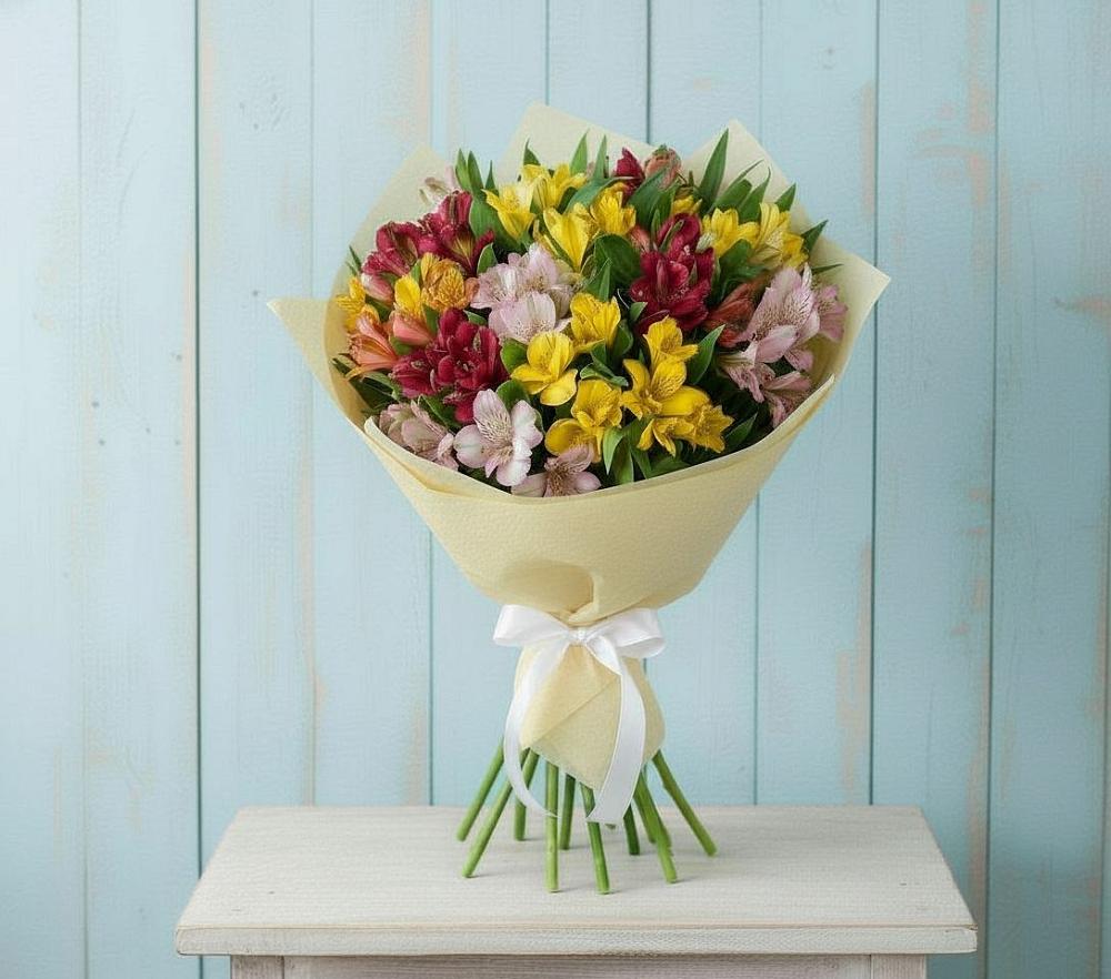 Букет цветов из: Альстромерии в Красногорский Республики Марий Эл