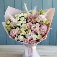 Букет цветов из:  Альстромерии и Розы в Красногорский Республики Марий Эл