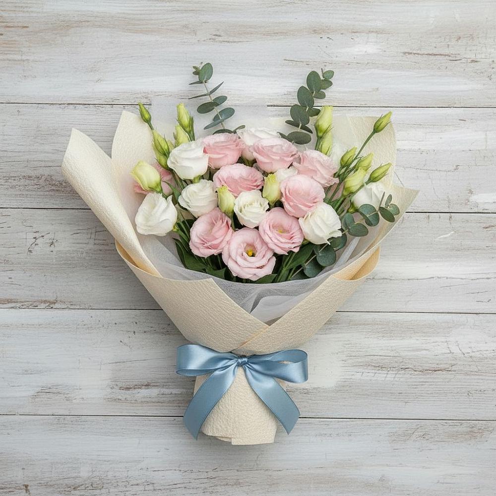 Букет цветов из: Лизиантусы в Красногорский Республики Марий Эл